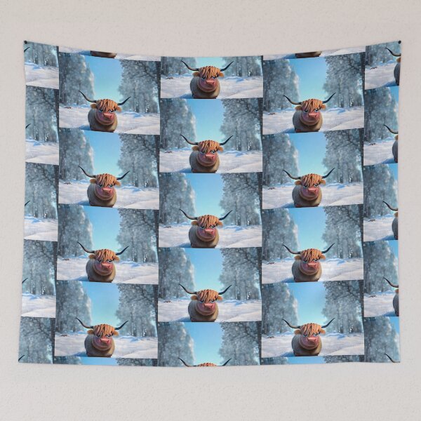 Item preview, Tilly the Highland Cow designed and sold by Rotten-Prints.