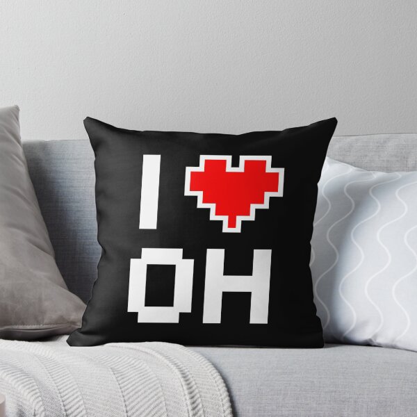 Item preview, I Love Ohio - Pixel heart for Ohioan gamer designed and sold by abowersock.