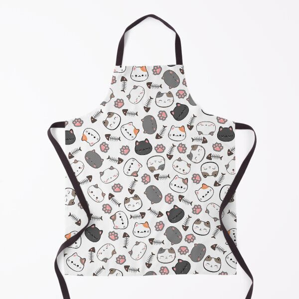 Item preview, cat cat's paw fish seamless Patterns designed and sold by backham-design.