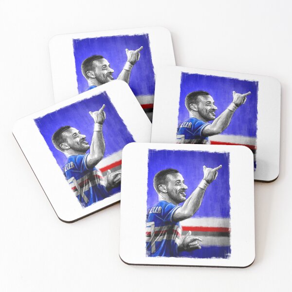 Item preview, Fabio Quagliarella - Sampdoria Football Artwork designed and sold by barrymasterson.