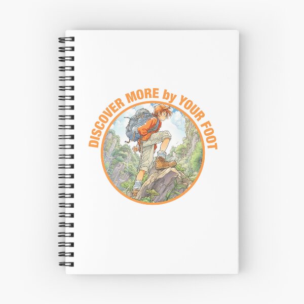 Item preview, Hiking | Outdoors - Discover More by Your Foot | Manga Anime Comics Style designed and sold by Gorma Kuma.