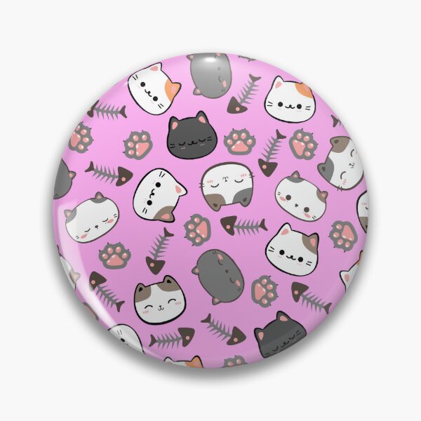 Item preview, cat cat's paw fish seamless Patterns designed and sold by backham-design.