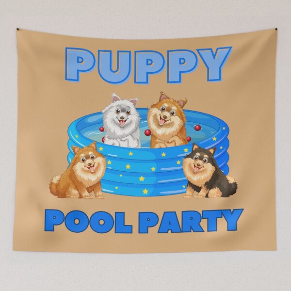 Artikelvorschau, Welpen-Pool-Party entworfen und verkauft von AlpacaSmokes.