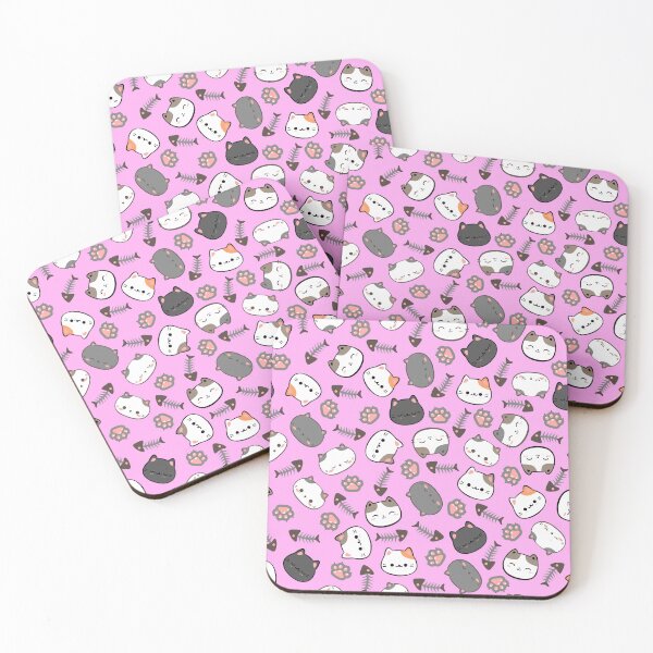 Item preview, cat cat's paw fish seamless Patterns designed and sold by backham-design.
