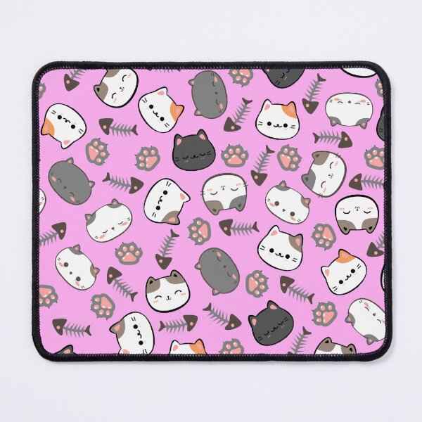 Item preview, cat cat's paw fish seamless Patterns designed and sold by backham-design.