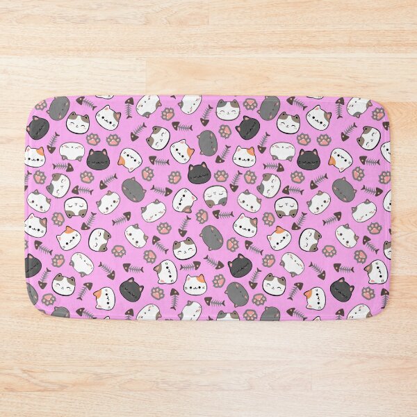 Item preview, cat cat's paw fish seamless Patterns designed and sold by backham-design.