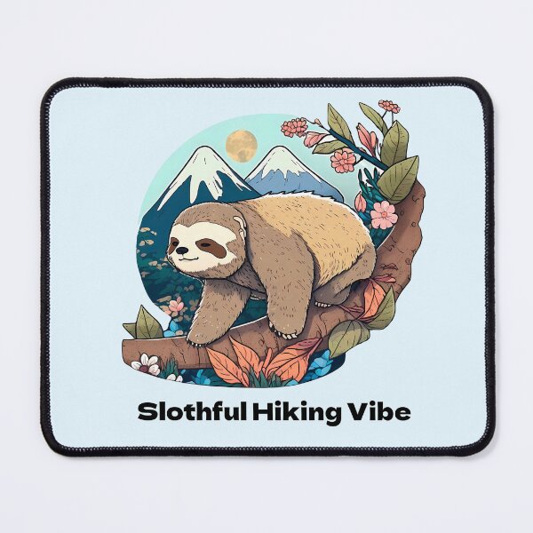 Item preview, Sloth hiking vibe designed and sold by Kar114.