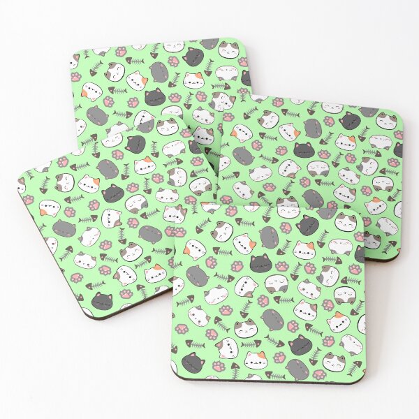 Item preview, cat cat's paw fish seamless Patterns designed and sold by backham-design.