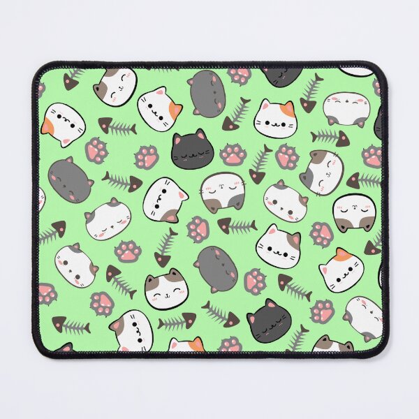Item preview, cat cat's paw fish seamless Patterns designed and sold by backham-design.