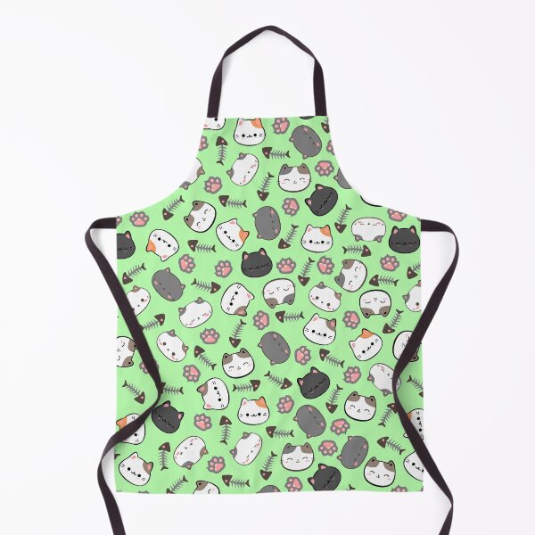 Item preview, cat cat's paw fish seamless Patterns designed and sold by backham-design.
