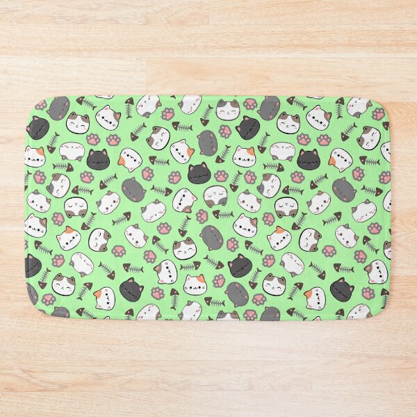 Item preview, cat cat's paw fish seamless Patterns designed and sold by backham-design.