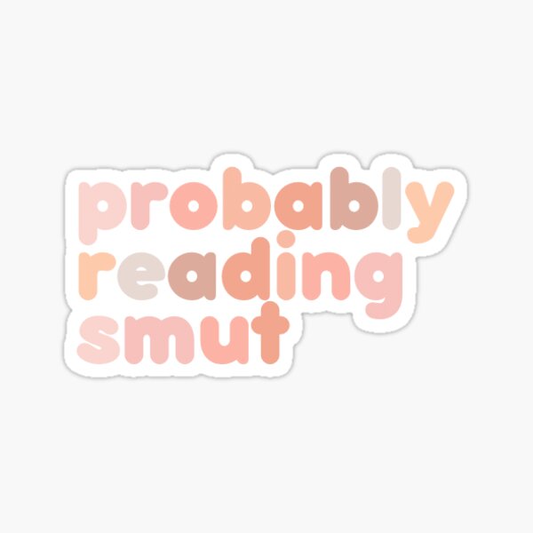 Wahrscheinlich Reading Smut Mutli-Nude Color Sticker
