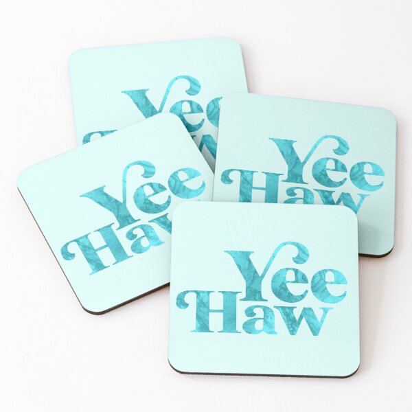Item preview, Teal Wood Grain Yeehaw designed and sold by kaleap192.