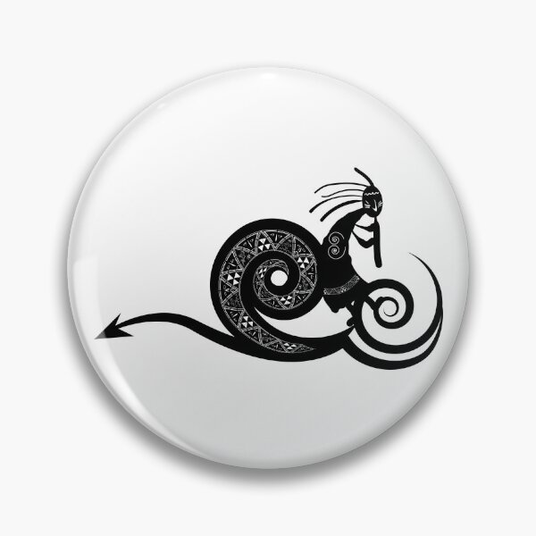 Item preview, Kokopelli on spiral arrow designed and sold by me-Midbar.