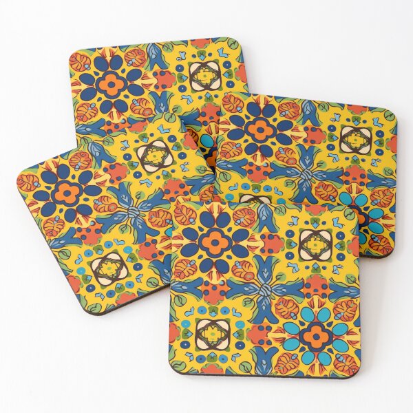 Item preview, Mexican Folk Art Tile 01 designed and sold by stevepmp.