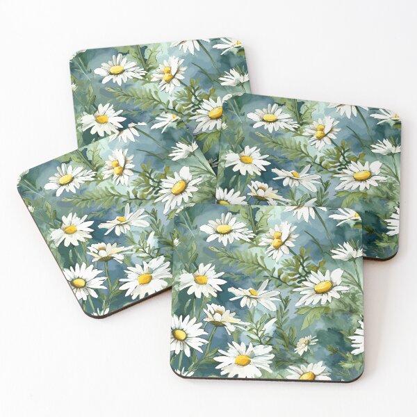 Item preview, Daisies Dancing in Watercolor Wilds designed and sold by TopArtsy.