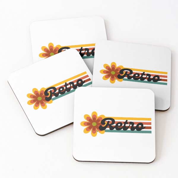 Item preview, Retro Flower Stripes designed and sold by Moody-Butterfly.