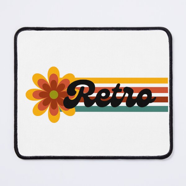 Item preview, Retro Flower Stripes designed and sold by Moody-Butterfly.