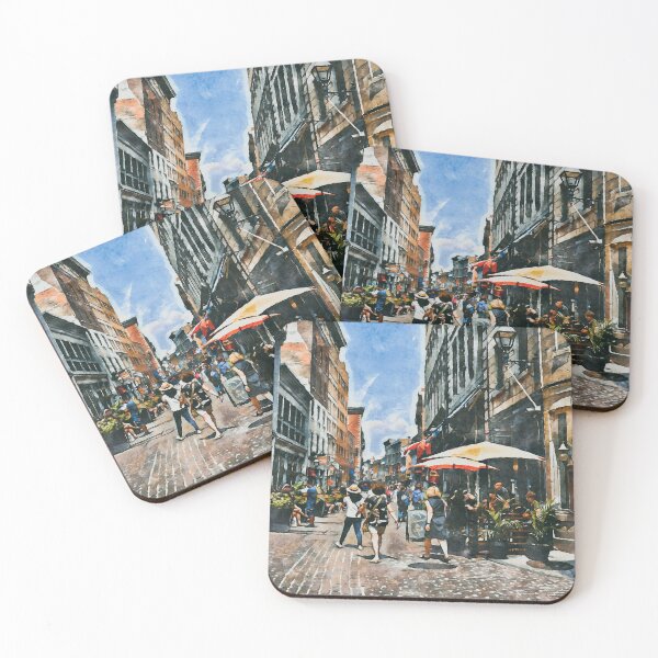 Item preview, Old Montreal - Watercolor designed and sold by Maria Angelica Maira.