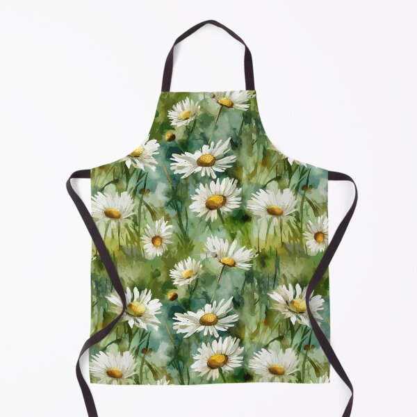 Item preview, Enchanting Watercolor Daisies in the Wild designed and sold by TopArtsy.