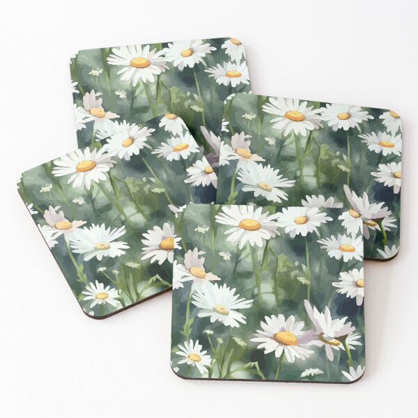 Item preview, Whimsical Wild Daisies in Watercolor designed and sold by TopArtsy.