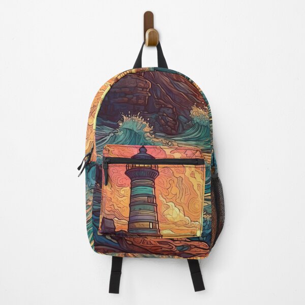 Item preview, Psychedelic Sunset with Crashing Waves designed and sold by Matt's Artificial Nature.