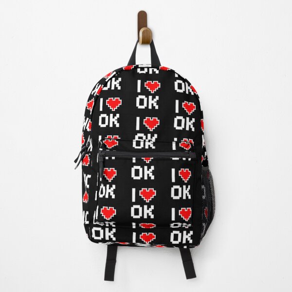 Item preview, I Love Oklahoma - Pixel heart for Sooner gamer designed and sold by abowersock.