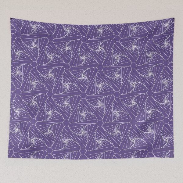 Item preview, Color of the Year 2018 - Ultra Violet - Twisted Pattern designed and sold by stylebytara.