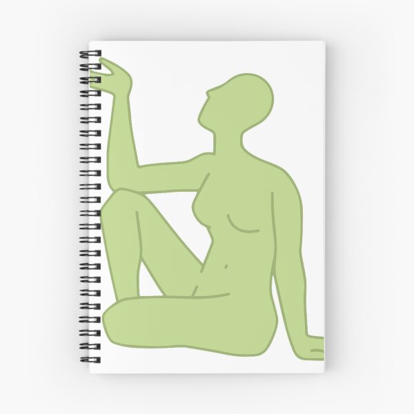 Item preview, Seated green figure designed and sold by Ellie Dyer.