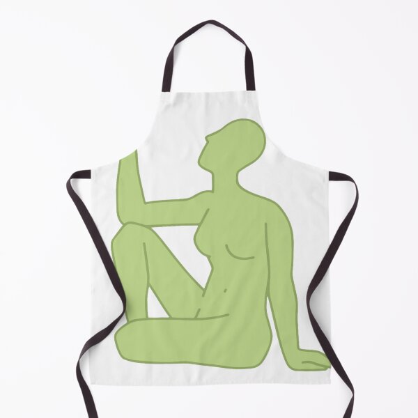 Item preview, Seated green figure designed and sold by Ellie Dyer.