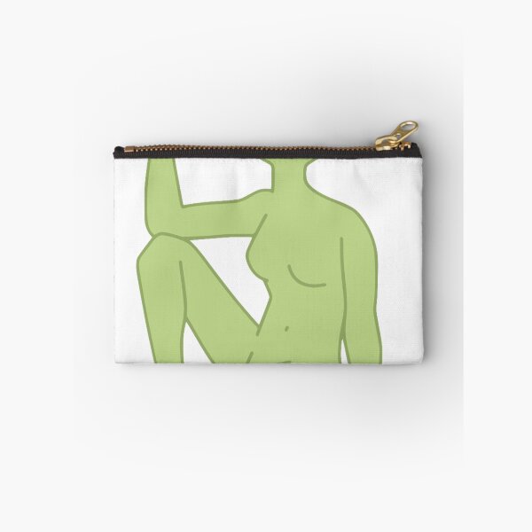 Item preview, Seated green figure designed and sold by Ellie Dyer.