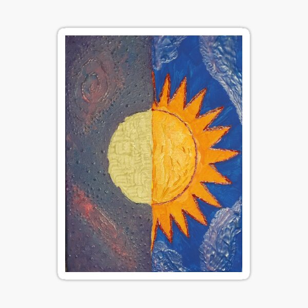 Day and Night Sticker