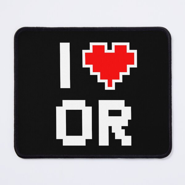 Item preview, I Love Oregon - Pixel heart for Oregonian gamer designed and sold by abowersock.