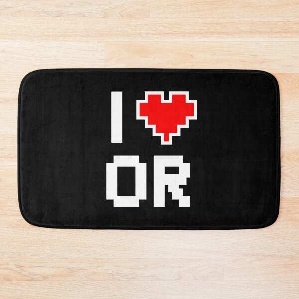 Item preview, I Love Oregon - Pixel heart for Oregonian gamer designed and sold by abowersock.