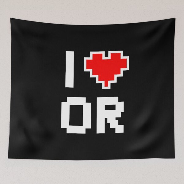 Item preview, I Love Oregon - Pixel heart for Oregonian gamer designed and sold by abowersock.