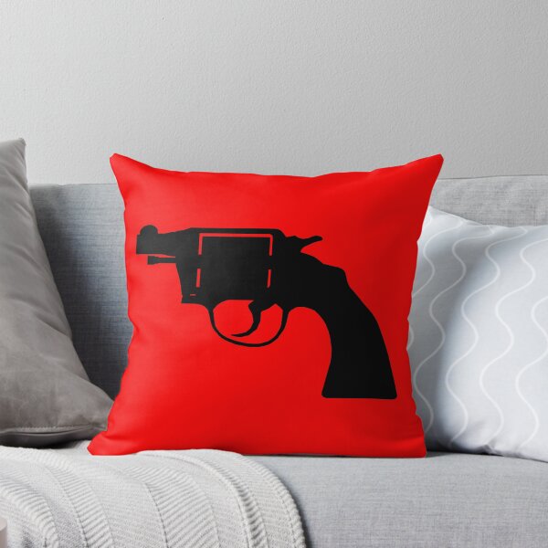 Item preview, Revolver Gun, vintage Style - Black silhouette RED designed and sold by PeterADesign.