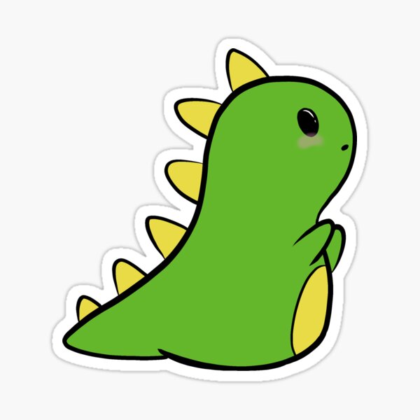 Cute Dino Sticker For Sale By Hmia Redbubble