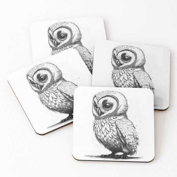 Item preview, Cute Baby Owl designed and sold by My Digital Mind.