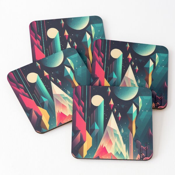 Item preview, Crystal Mountain (Geometric Collection) designed and sold by NarideaDesigns.