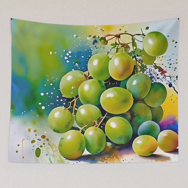 Item preview, Green Grapes Modern Contemporary Artwork designed and sold by davidelder.