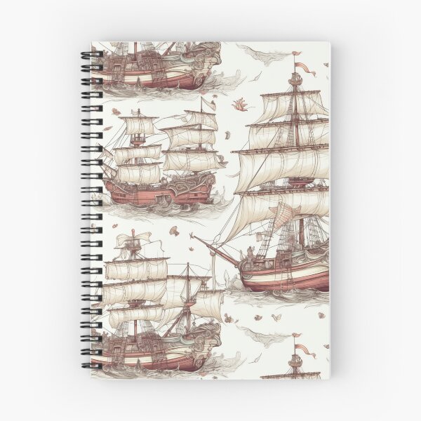 Item preview, Pirate ship and galleon motif designed and sold by mliotard.