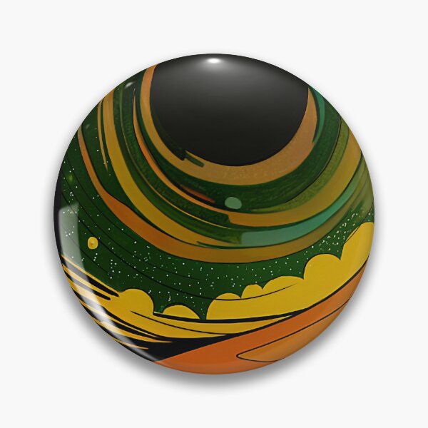 Item preview, Vintage Cartoony Poster of a Black Hole designed and sold by Cosmic-Jungle.