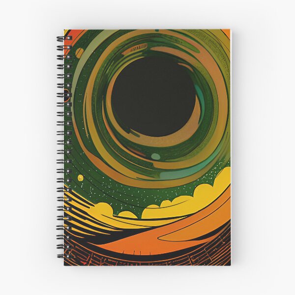 Item preview, Vintage Cartoony Poster of a Black Hole designed and sold by Cosmic-Jungle.