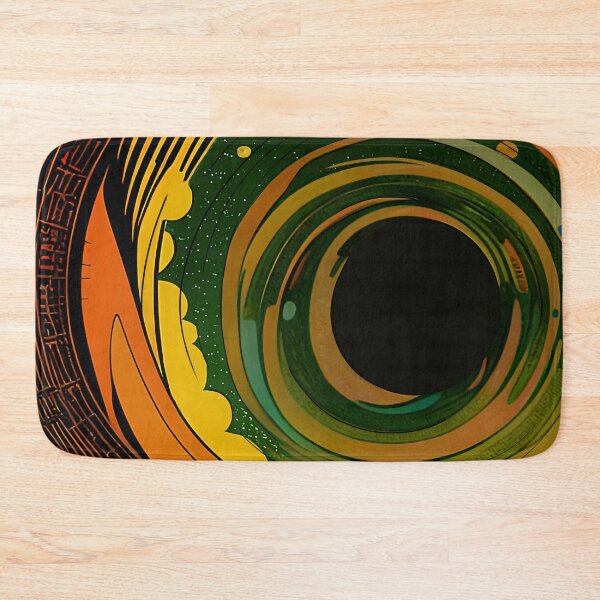 Item preview, Vintage Cartoony Poster of a Black Hole designed and sold by Cosmic-Jungle.