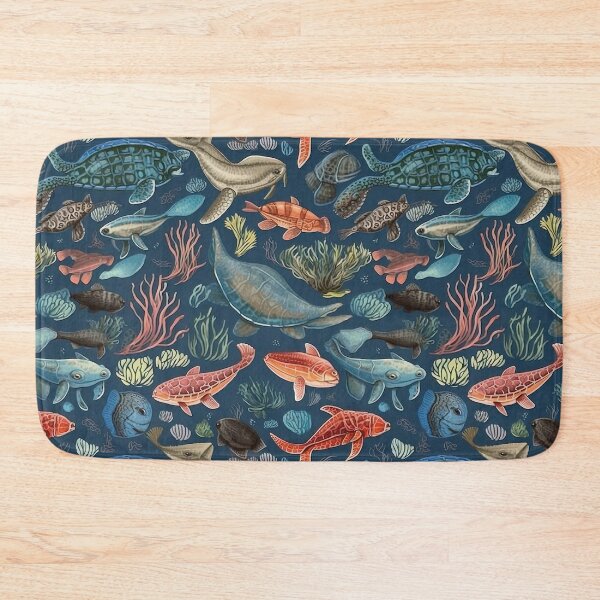 Item preview, Sea animals and creatures boho pattern in antique style  designed and sold by Dreamakerstudio.