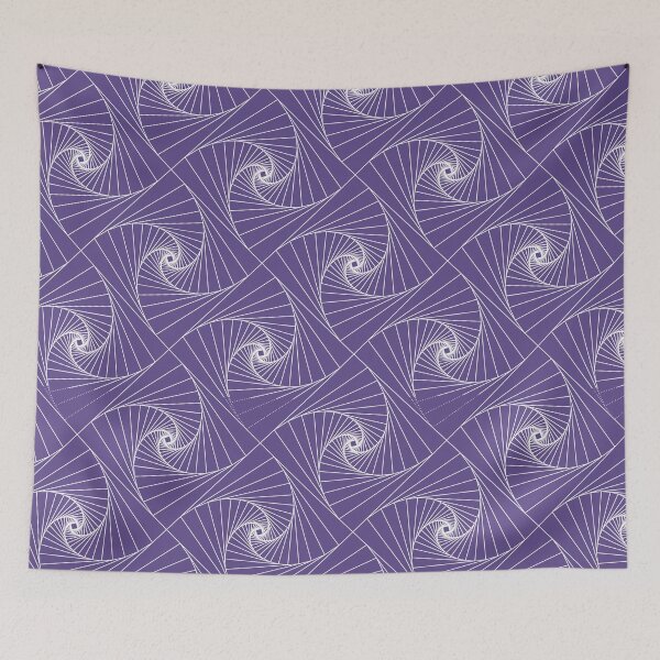 Item preview, Color of the Year 2018 - Ultra Violet - Twisted Pattern designed and sold by stylebytara.