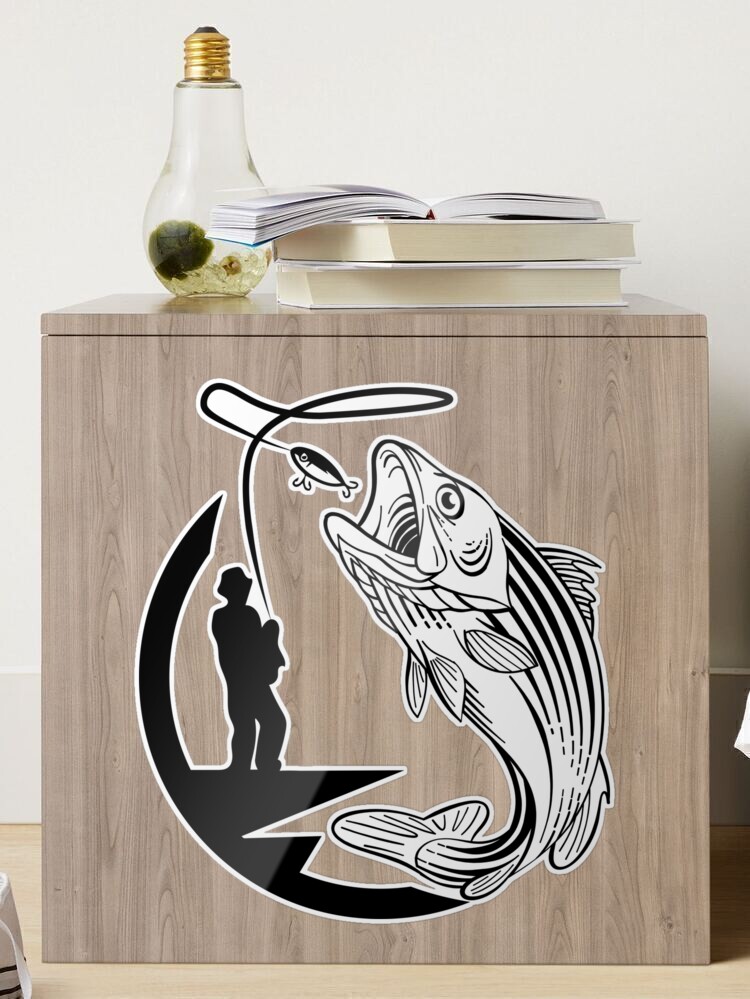 Fishing SVG Design Sticker for Sale by IKRAM-CREATIONS
