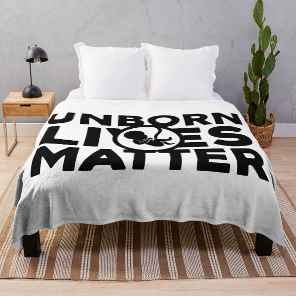 Item preview, Unborn Lives Matter (Black Version) designed and sold by Daniel Lucas.