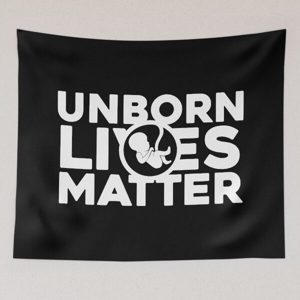 Item preview, Unborn Lives Matter (White Version) designed and sold by Daniel Lucas.
