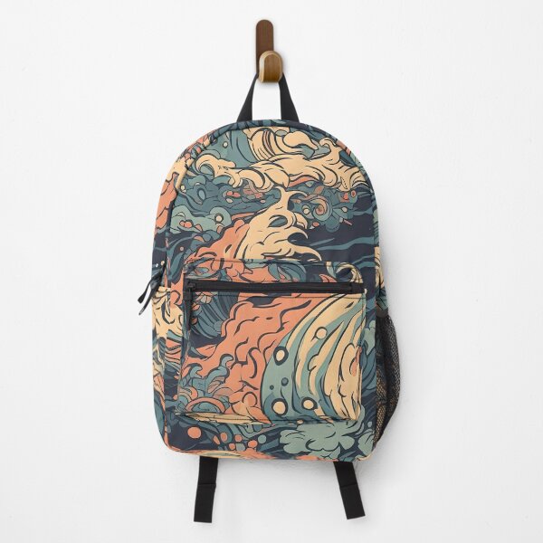Item preview, Surfer waves style boho pattern designed and sold by Dreamakerstudio.